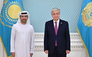 Мемлекет басшысы Abu Dhabi Ports Group компаниясының басқарушы директорын қабылдады