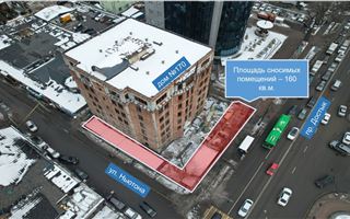 В центре Алматы сносят торговые павильоны 
