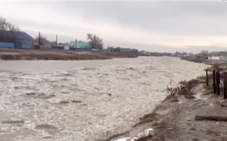 Наводнение угрожает пяти районам в Казахстане