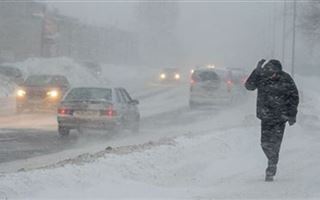 Восьмого января по Казахстану ожидаются снег и метель