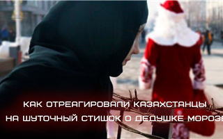 «Новый год харам, дед мороз баран» - как отреагировали на шуточный стишок - о чем пишет казпресса