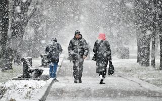 В Казахстане в ближайшие дни ожидается сильный снег
