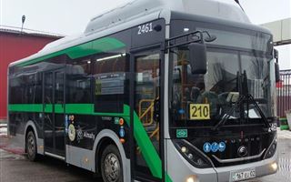 Еще на двух маршрутах в Алматы обновлены автобусы