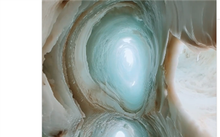 В Экибастузе в результате техногенной катастрофы появился невероятной красоты ледник