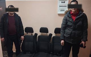 В Алматы из общественного транспорта похитили сиденья