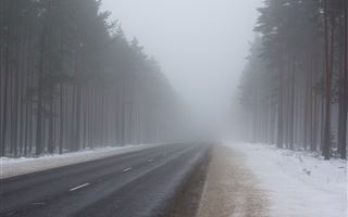 26 февраля в Казахстане ожидается снег и туман