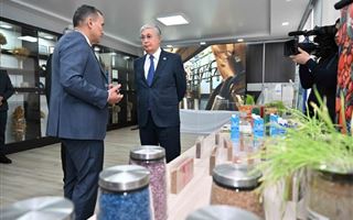 Касым-Жомарт Токаев посетил ТОО «Опытное хозяйство масличных культур» 
