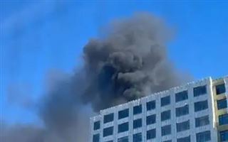 Пожар произошел в столичном ЖК «Dastur»
