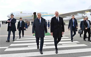 Токаев в рамках государственного визита в Азербайджан прибыл в город Физули
