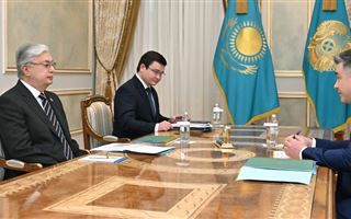 Касым-Жомарт Токаев принял председателя Национального банка Тимура Сулейменова
