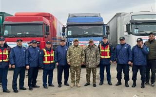 Из Кыргызстана доставили гуманитарный груз в Актюбинскую область и Костанай