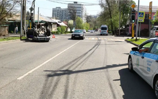 В Алматы произошло ДТП с участием двух автомобилей