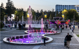 В Талдыкоргане запустили фонтаны