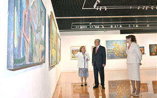 Токаев посетил выставку в Национальном музее