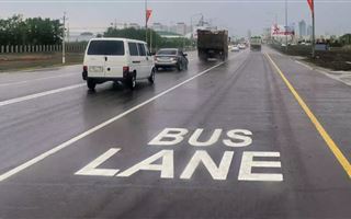 В Астане появятся семь новых автобусных полос