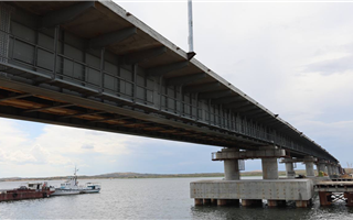 Самый длинный мост в Казахстане строят на Бухтарминском водохранилище