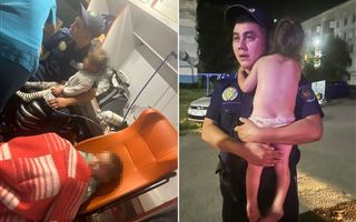 Полицейские вынесли троих детей из задымленной квартиры в Экибастузе
