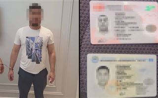 В Шымкенте задержали разыскиваемого иностранца с поддельным паспортом