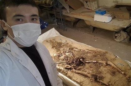 Казахстанские археологи обнаружили мумию Урджарской принцессы