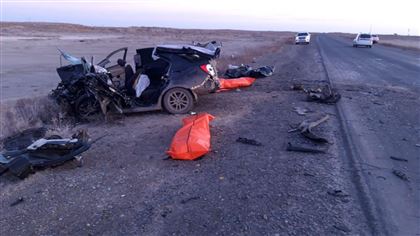 В результате ДТП в Атырауской области погибли 5 человек
