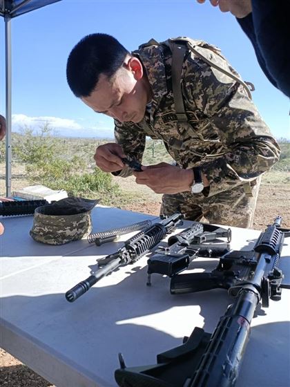 Казахстанские сержанты впервые приняли участие в конкурсе «Лучший воин-2020» в США