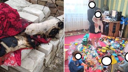 Четверых малышей спасли от пожара полицейские Кызылорды 