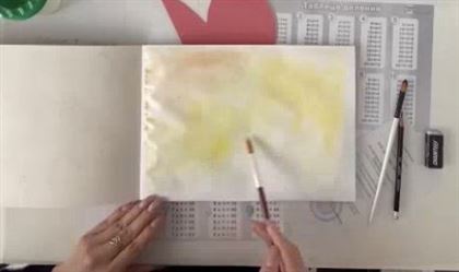 Государственный музей искусств РК им. А. Кастеева проводит видеоуроки живописи для всех желающих