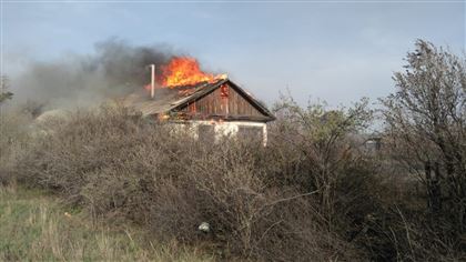 В Костанайской области сгорели семь дач