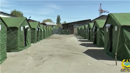В палаточном лагере в Алматы умер один бездомный