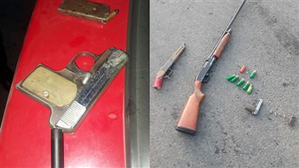 Алматинские полицейские изъяли огнестрельное оружие у 20-летнего парня