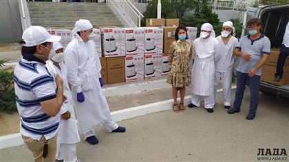 45 кислородных концентратов доставили в Мангистау из России