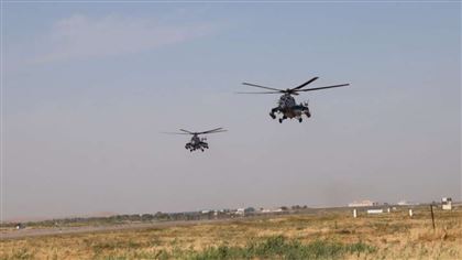 Военные объяснили ночные полеты вертолетов над Шымкентом