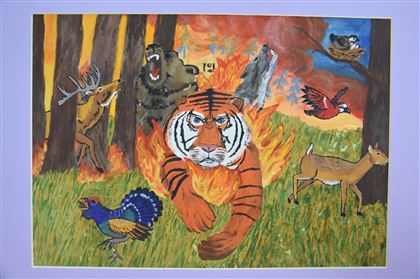 В Казахстане завершился республиканский конкурс детских рисунков «Животные – мои друзья»