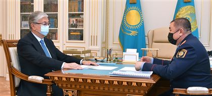 Президент Казахстана принял министра внутренних дел Ерлана Тургумбаева