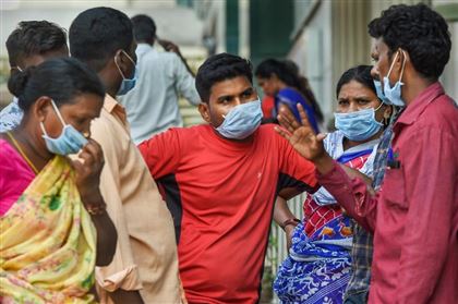 В Индии за сутки от вируса COVID-19 скончались более 1100 человек