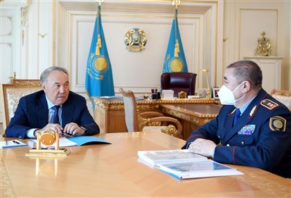 Председатель Совета Безопасности встретился с министром внутренних дел Ерланом Тургумбаевым