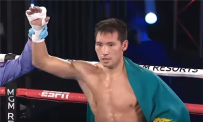 За рубежом восхитились нокаутом казахстанского боксёра