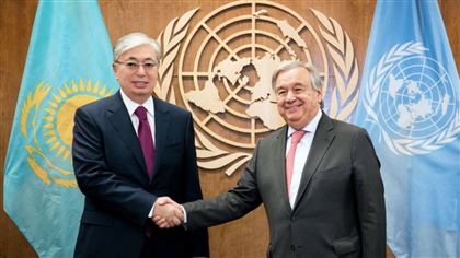 Президент Казахстана поздравил генсека ООН с годовщиной организации