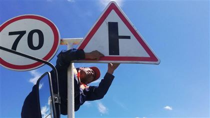 Около половины дорожных знаков в Казахстане не соответствуют нормам