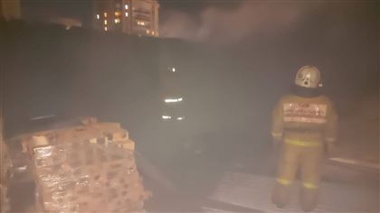 В Нур-Султане взрыв газового баллона привел к пожару