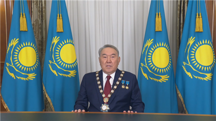 Опубликовано видео обращения Нурсултана Назарбаева