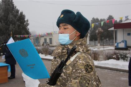В Алматы воины-связисты приняли присягу