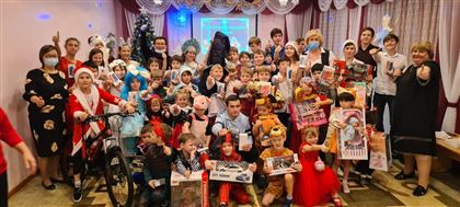 Гуманитарный фонд "Дегдар" провел новогоднюю акцию для детей из детских домов