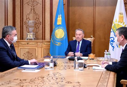 Нурсултан Назарбаев принял министра иностранных дел Мухтара Тлеуберди