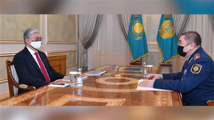 Ерлан Тургумбаев отчитался Токаеву о ситуации в Казахстане