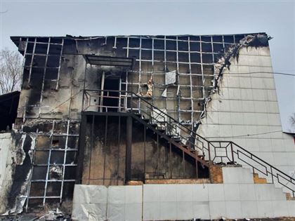 В Алматинской области в одном из ресторанов случился пожар