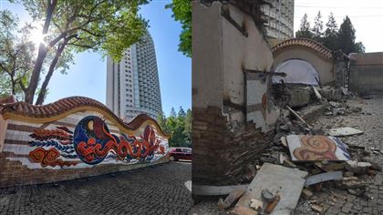 Градостроительное управление не давало разрешения на снос мозаики "Дракон" в Алматы
