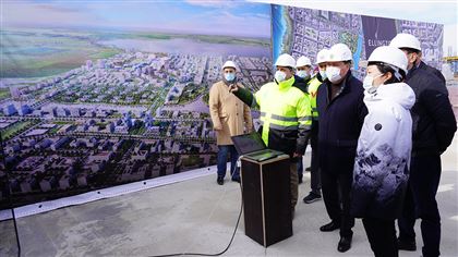 Стройплощадку туристического комплекса столицы посетил Аскар Мамин