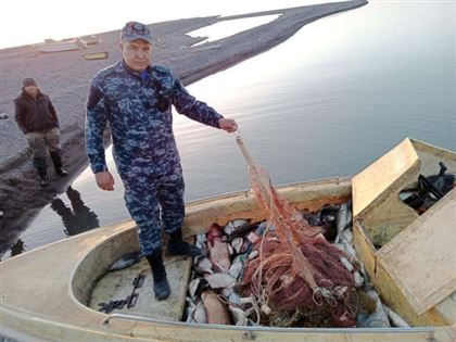 В Алматинской области задержали браконьеров с более 850 килограммами рыбы