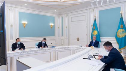 Касым-Жомарт Токаев провел переговоры с Президентом Швейцарии Ги Пармеланом